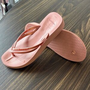 Havaianas Women's Wedge Pink Sandals